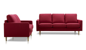 Sofás de cuero hechos en china, calidad superior, tamaño pequeño, Sudáfrica, forma de l, 3 asientos - Product Image 3