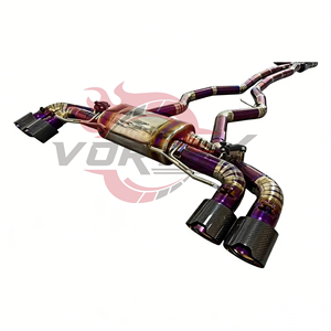 Sistema de Escape Catback Vortex Purple Titanium para BMW G20 G22 M340i M440i 3.0T 2021-2025, Sistema Valvetronic, Kit con Puntas Cuádruples de Fibra de Carbono - Product Image 2