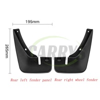 Guardabarros de plástico de alta calidad, protector contra salpicaduras de coche para 2002 Toyota Probox, accesorios externos para coche