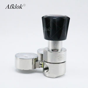Regolatore di Pressione AFKLOK in Acciaio Inox 316L di Alta Qualità, Regolatore Gas ad Alto Flusso per Argon, Ossigeno, Acetilene, 1/4\" NPT, Sistema Gas Industriale - Product Image 3