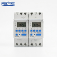 Waktu Penjualan Panas Timer Mini Bertenaga Baterai 25A 50/60Hz Tegangan 220V Sakelar Kontrol Mingguan yang Dapat Diprogram