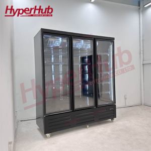 Refrigerador Vertical con Enfriamiento por Aire, Estantes LED, Ruedas con Bloqueo, Color Personalizado para Tiendas y Bares, Ahorro de Energía, Diseño Sin <span class=keywords><strong>Escarcha</strong></span> - Product Image 4
