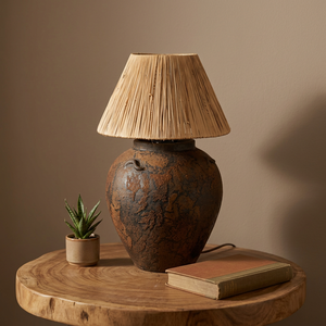 Lampe sur pied Home Basket Nadeem Clay - Product Image 2