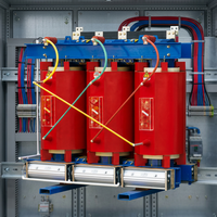 Transformateur de puissance immergé dans l'huile, léger, compact, monté en intérieur, stabilisation de tension 10-35 kV