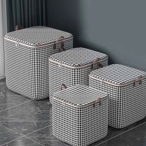 Sac de rangement en tissu grande capacité sur mesure pour couettes et vêtements de chambre à coucher, vente en gros - Product Image 1