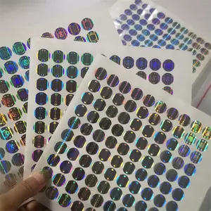 Rolle Holo graphischer Aufkleber Drucken Benutzer definierter Hologramm aufkleber Holo graphisches Aufkleber papier