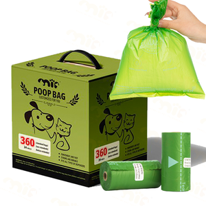 Sacs à déjections canines biodégradables et écologiques, colorés, faciles à déchirer, pour animaux de compagnie, vente en gros OEM/ODM - Product Image 1