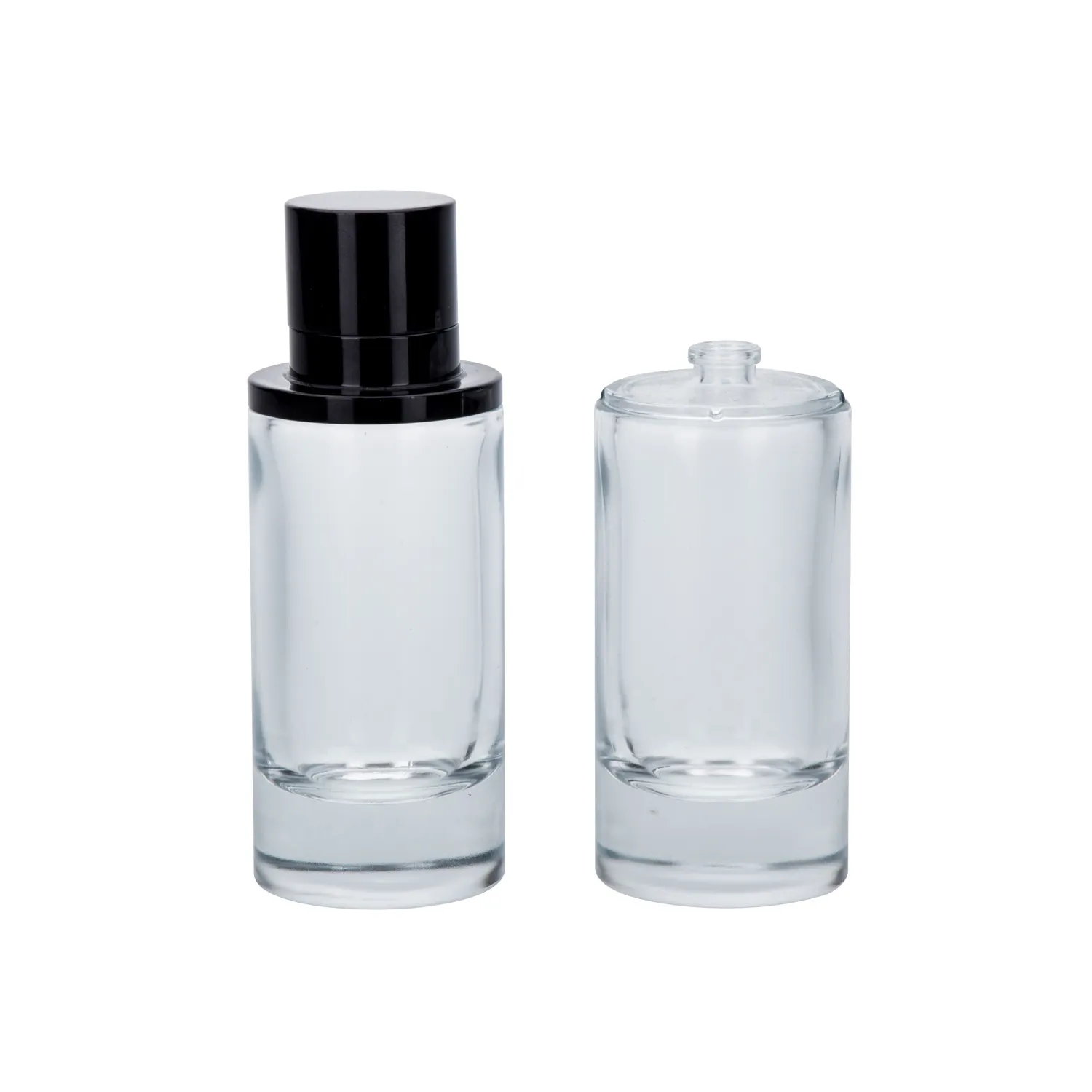 Cosmetic Cream Packaging 100ml High Clear Perfume Aromatherapy Glass Bottle with Magnetism Lid