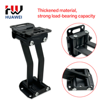 Charnière de dossier réglable HUAWEI pour canapé-lit, mécanisme coulissant avant-arrière noir, support en acier pour quincaillerie de canapé fonctionnel