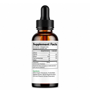 Suplemento Herbal de Clorofila en Gotas OEM/ODM para Adultos, Sin Gluten, Líquido Oral de 60 ml - Product Image 4