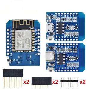 D1 TYPE-C ขนาดเล็ก/ไมโคร <span class=keywords><strong>ESP8266</strong></span> CH340G ESP-12F V2 <span class=keywords><strong>USB</strong></span> D1 <span class=keywords><strong>WiFi</strong></span> แผงพัฒนา D1 NodeMcu Lua IOT 3.3V พร้อมหมุด - Product Image 5