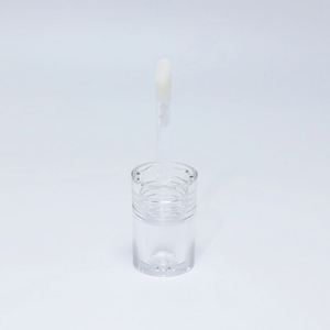 All Clear <b>Round</b> 8ML 7ML Empty Lip Gloss Wand Tube Container Big <b>Brush</b> Applicator Plastic Lipgloss Bottle Tubes No Logo - Product Image 3
