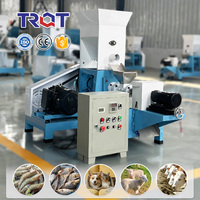 Extrudeuse automatique d'aliments pour poissons 2026 TRQT, extrudeuse d'aliments flottants, machine à granulés pour aliments pour chiens, machine de fabrication d'aliments pour animaux de compagnie certifiée CE