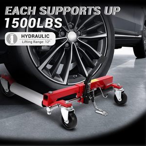 Roue en acier robuste chariot <span class=keywords><strong>voiture</strong></span> patin dispositif mobile ascenseur pneu rouleaux Jack véhicule positionnement pédale aller Jack pour <span class=keywords><strong>voiture</strong></span> et camion - Product Image 2