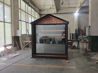 Cabine de sauna finlandaise commerciale traditionnelle moderne pour 6 personnes, en cèdre rouge, cèdre canadien et épicéa, infrarouge lointain électrique, 9 kW, pour appartement