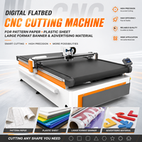 Máquina de Corte CNC de Cama Plana Digital para Papel, Plástico, Láminas, Pancartas de Gran Formato y Materiales Publicitarios