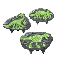 Kit de fouilles archéologiques éducatif pour enfants, jouet de bricolage pour l'éveil scientifique, kit de fouilles d'œufs de dinosaures fossiles pour enfants