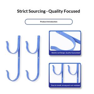 MORRU Crochet de suspension en alliage d'aluminium bleu <span class=keywords><strong>antigel</strong></span> <span class=keywords><strong>pour</strong></span> <span class=keywords><strong>piscine</strong></span>, outil de nettoyage <span class=keywords><strong>pour</strong></span> tige - Product Image 2