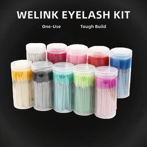50 brosses à mascara jetables avec manche en nylon cristallin pour cils et sourcils - Product Image 3
