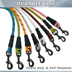 Yumuşak yastıklı kolu ile lüks naylon evcil hayvan tasması kalın kurşun ve ağır halat büyük orta küçük yavru için ücretsiz örnek köpek tasma - Product Image 2