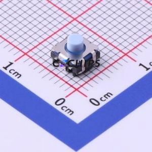 SKTQABE010 Tactile Switch SMD Switch Single Pole Single Throw Round Button 3N Vertical Mount - Product Image 1