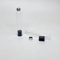 Seringue à cartouche en verre à double chambre de 4 ml, fournie par l'usine, avec 2 bouchons en caoutchouc et capuchon en aluminium