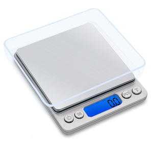 Plateforme de pesage électronique numérique J&R Silver Superior Mini 3 kg en acier inoxydable - Product Image 5