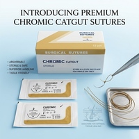 Sutures en catgut chromées et simples personnalisables, service OEM/ODM pour les distributeurs médicaux