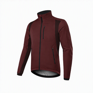 SPRINT SPORTS Custom Logo Softshell Thermal <b>Reflective</b> Waterproof Breathable Winter <b>Cycling</b> <b>Jacket</b> Men Spandex/Polyester - Product Image 3