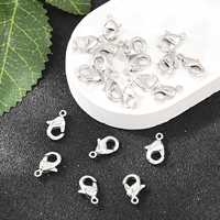 Pandahall SHEGRACE 20 pièces fermoirs mousquetons en laiton plaqué or véritable 18 carats