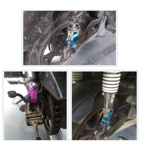 2PCS Modifié <span class=keywords><strong>Amortisseur</strong></span> Arrière de Moto Suspension <span class=keywords><strong>Booster</strong></span> Aluminum Alloy Height Extension Slider Moto Accessories - Product Image 5