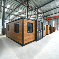 Fabricants de maisons conteneurs extensibles de haute qualité 20 pieds 40 pieds, structure en acier, 2 chambres, maison préfabriquée mobile, vente directe usine
