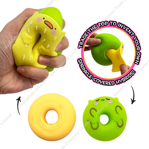 Juguetes de Donut Suaves y Elásticos de TPR, Antiestrés, Coloridos, para Niños y Adultos - Product Image 4