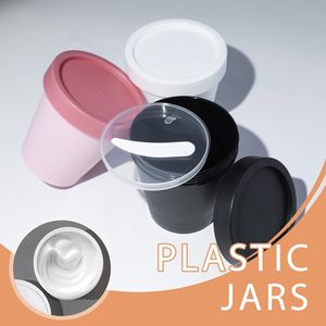 ขวดพลาสติก PP สีสันสดใส ฝาเกลียว สำหรับใส่โลชั่น ครีม มาส์กหน้า ขนาด 50 มล. 100 มล. 200 มล. 250 มล.  บรรจุภัณฑ์สำหรับโคลน - Product Image 2