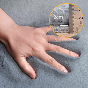 Tappeto Moderno in Finta Pelliccia di Coniglio, Coperta per Finestra e Letto, Tappeto Spesso per Soggiorno, Tappeto per Cameretta Bambini - Product Image 4