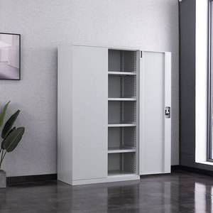 Armoire de rangement d'outils extérieure en acier laminé à froid noir, moderne et personnalisée, verrouillable, 3 tiroirs, étagères réglables, capacité de charge de 200 kg, OEM - Product Image 1