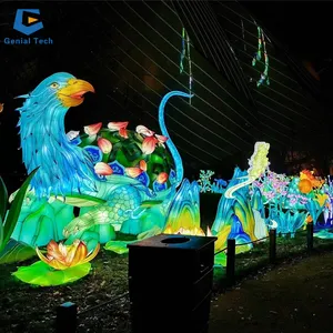 FL-24 Outdoor Waterproof Customize Flower Lanterns For Festival Decoration