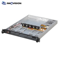 Boîtier d'ordinateur standard 1U 19 pouces pour montage en rack avec de vastes baies de stockage, profondeur 550 mm, boîtier de serveur ATX 1U
