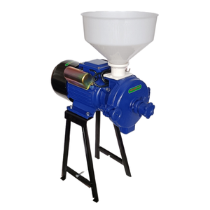 Équipement de broyage de céréales électrique multifonctionnel à double usage sec et humide, moulin à farine - Product Image 1