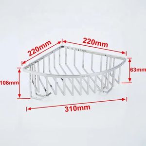 AKPN Accessoires <span class=keywords><strong>de</strong></span> salle <span class=keywords><strong>de</strong></span> bain Étagère <span class=keywords><strong>de</strong></span> <span class=keywords><strong>douche</strong></span> triangulaire murale en acier inoxydable Étagère <span class=keywords><strong>de</strong></span> rangement étanche - Product Image 2