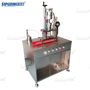 SPX New Semi-automatic Pneumatic Aerosol Filling Machine Lotion Spray Filling Machine