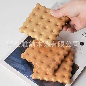 Wooden Cookie Coaster Thin 0.2 0.4 In Reusable Home Use - Product Image 3