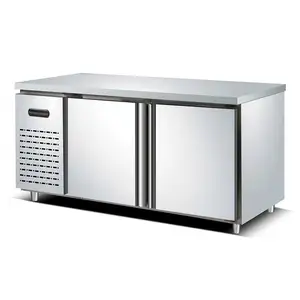 Refrigerador industrial resistente R134a de aço inoxidável 3 portas para venda