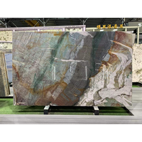 Dalle de marbre brillant KT STONE, carrelage en marbre, comptoir de cuisine personnalisé, îlot, décoration intérieure, pierre de marbre