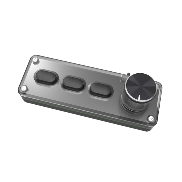 Macro Mechanical Keyboard High-Concerned Chemical Free Silicone Silent 3 Keys 1 Knob White-L06A H287 Made in China