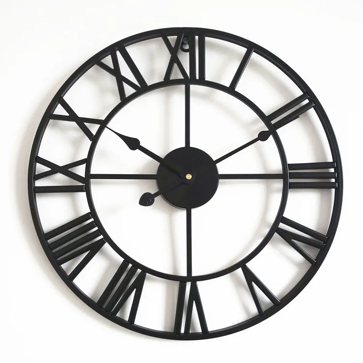 Venta al por mayor de luz moderna de lujo de metal hoja de ginkgo 3D gran metal arte de la pared decoración reloj colgante para el dormitorio del hogar