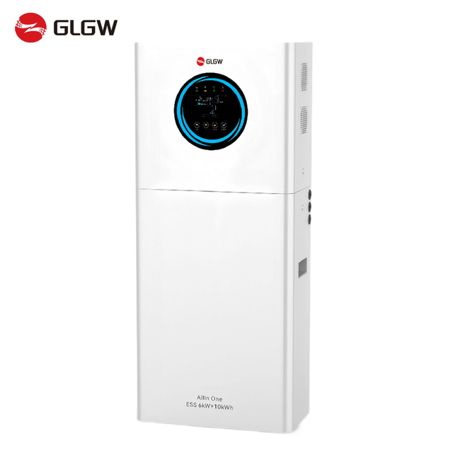 LiFePO4 Home Energy Storage System 6kw Inverter 10kwh Battery Solar Residential Energy Storage Solution with Smart BMS