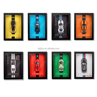 Mobil Model Diecast Skala 1:32 Berbahan Plastik Warna-Warni, Rangka 3D Geser, Bahan Logam Paduan, Mainan Unisex Grosir