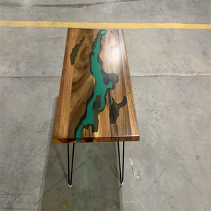 La fabbrica può personalizzare il tavolo del fiume in resina di <span class=keywords><strong>noce</strong></span> - Product Image 1