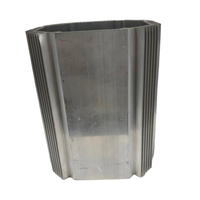 Carcasa de Motor de Aluminio Galvanizado Mecanizado con CNC de Precisión, Perfil Octogonal Extruido, Disipación de Calor Vertical